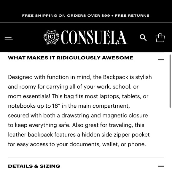 Consuela Multicolor Backpack - Picture 12 of 13